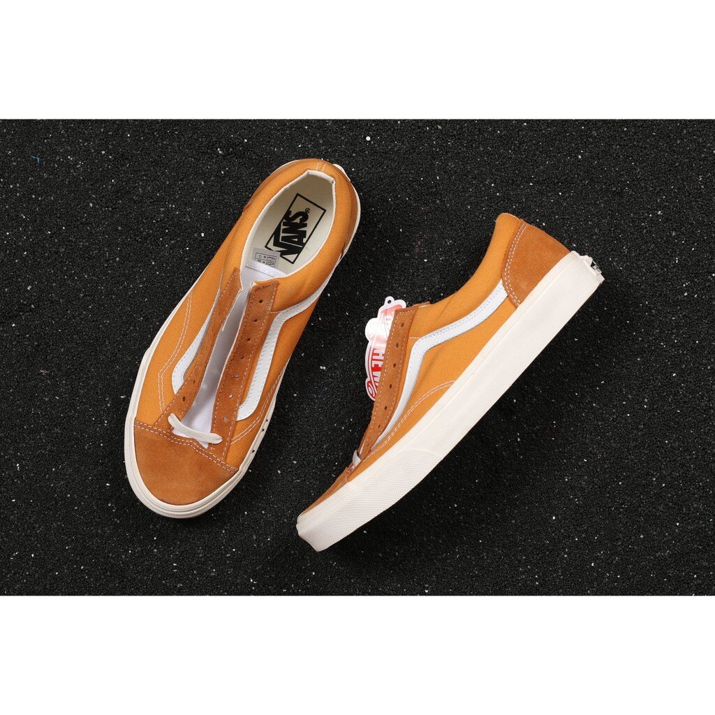 【日本海外代購】Vans Style 36 Old Skool 短頭 麂皮 帆布 芥末黃 土黃 GD權志龍 男女