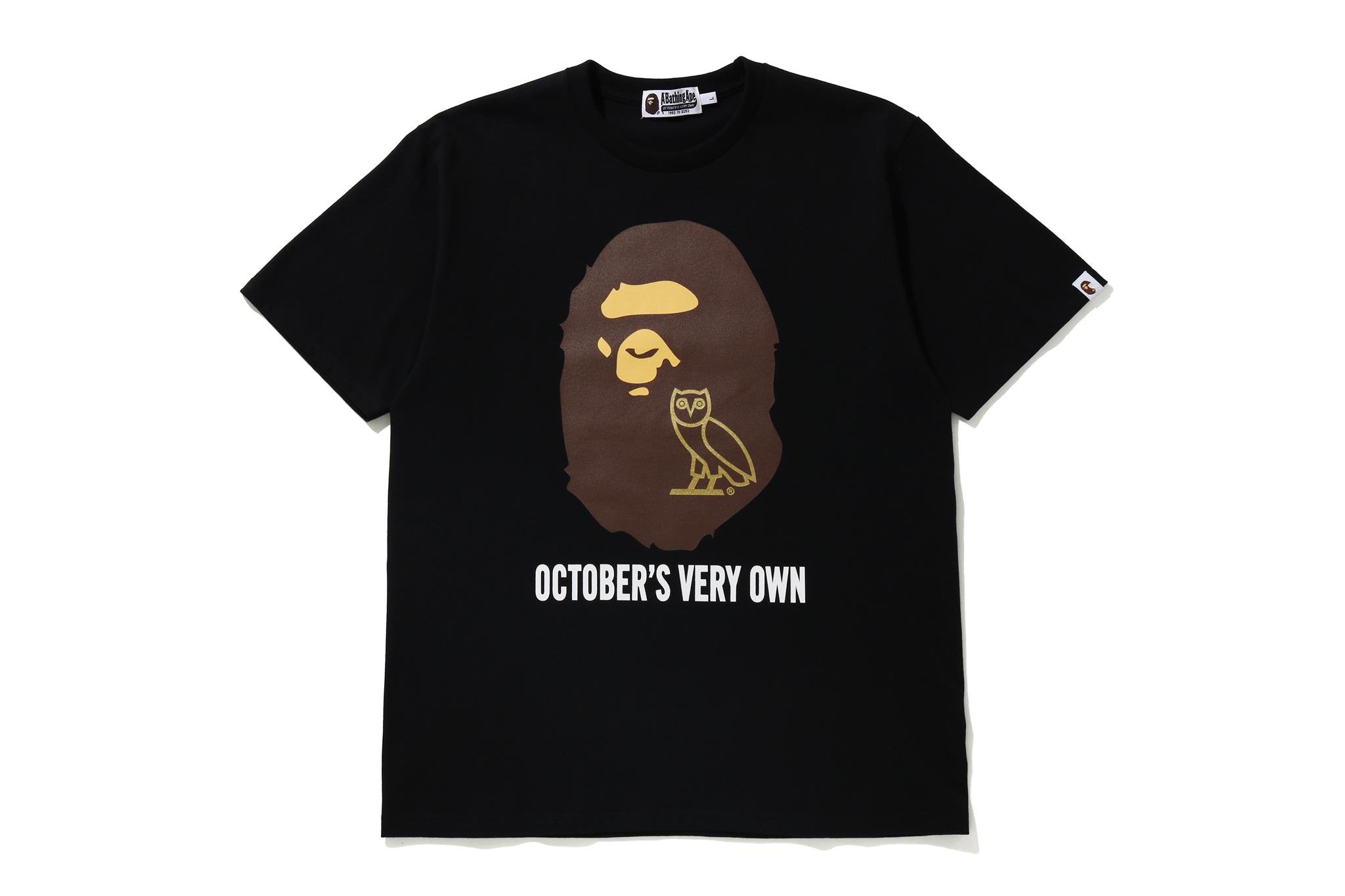 饒舌天王drake 搖旗 婁峻碩 Julia 紛紛上身bape X Ovo 超狂聯名 Line購物