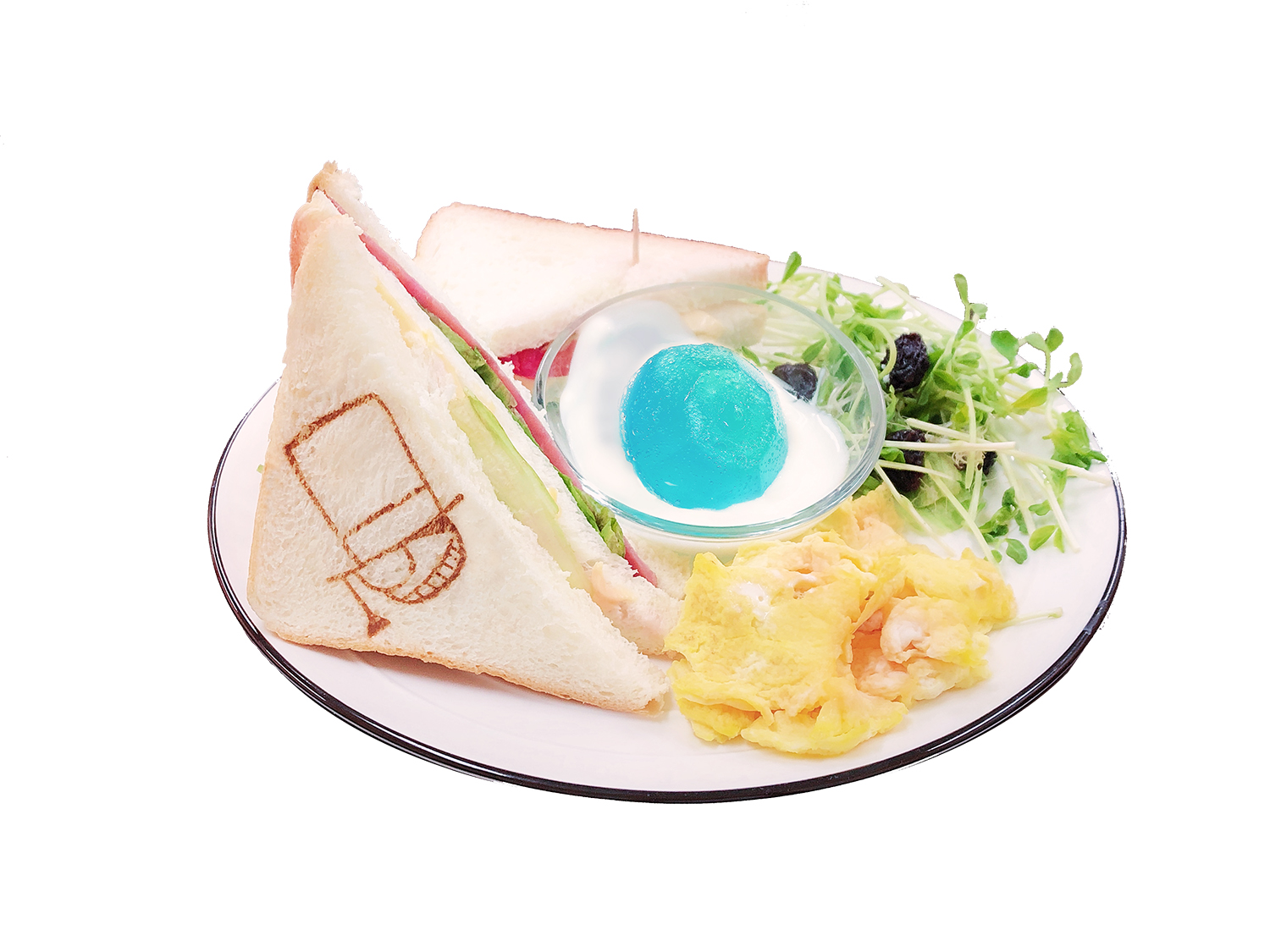 【怪盜基德咖啡廳】2019首度登台，柯男迷快衝，不能錯過的必吃輕食「晶湛藍寶石三明治」