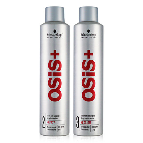 Schwarzkopf施華蔻 Osis+黑炫風定型噴霧(3號)/急凍定型霧(2號) 300ml【BG Shop】2款供選