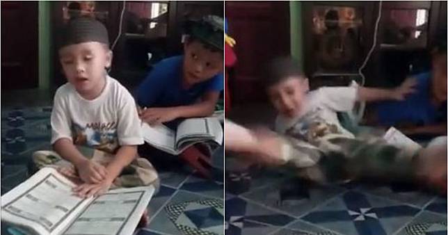 Viral Video Bocah Tahan Kantuk Saat Ngaji Kasihan Tapi Kocak Pol Brilio Net Line Today