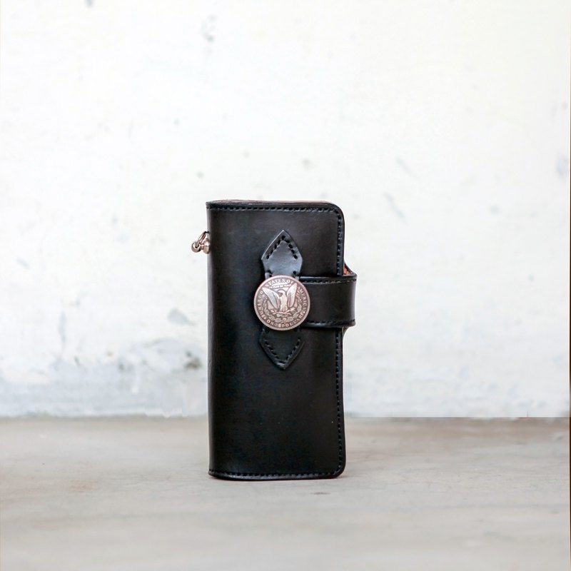 ★商品說明 全一針一線人手縫製，獨一無二 可訂造不同顏色不同尺寸 如要訂造，需要7天的工作天時間 ★尺寸 20cm(L) x 10cm(W) x 5cm(D) 八層卡片夾層，拉鍊零錢包，兩個紙鈔位 ★