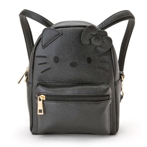 日本KITTY 皮製2WAY包 Hello Kitty 造型包 皮質 斜背包 後背包 2WAY (呼呼熊) 日本代購