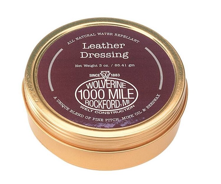 【台灣獨家代理】Wolverine 1000 Mile 專用保養防水鞋油 / 3oz. 保養油混合天然蜜蠟