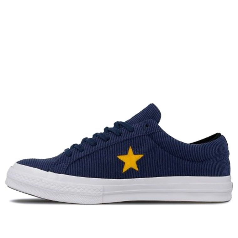 Converse One Star Ox Retro Low Tops Casual Skateboarding Shoes Unisex Deep Blue