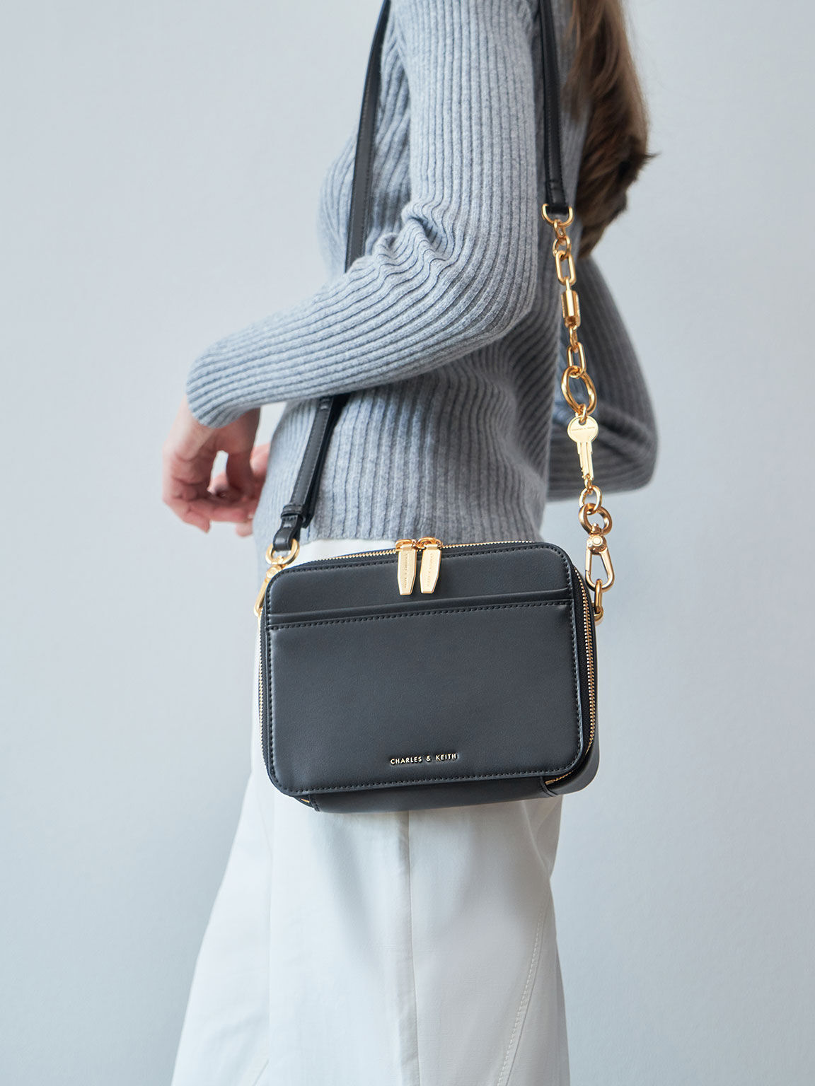 鑰匙鎖鍊小方包