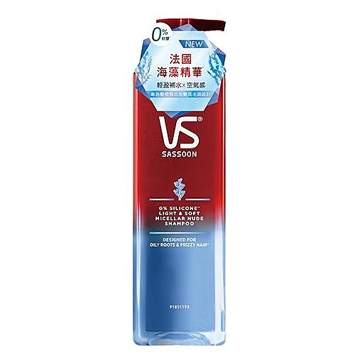 ★沙宣輕潤裸感洗髮露新上市★無矽靈配方★為乾燥受損髮質打造豐盈絲滑質感