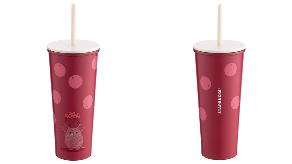 星巴克新年限定12OZ金鼠馬克杯，售價NT580