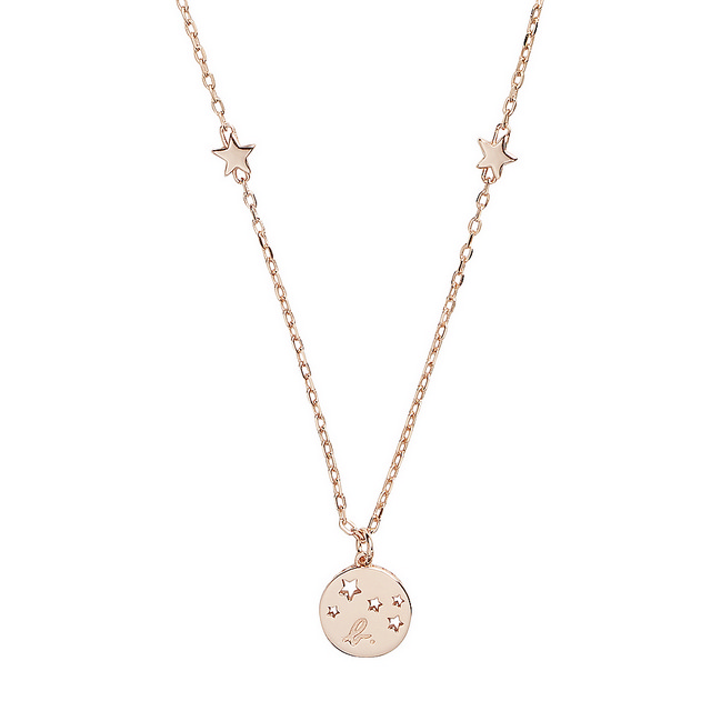 施華洛世奇水鑽純銀材質鍍18K玫瑰金