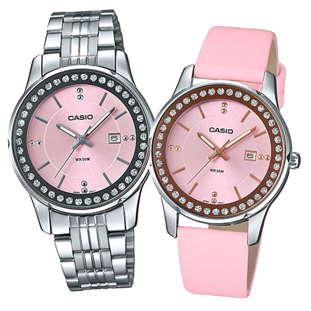 ．原廠公司貨．3點鐘方向為日期顯示窗格．相同色系卻有不同性格詮釋,猶如姊妹互補