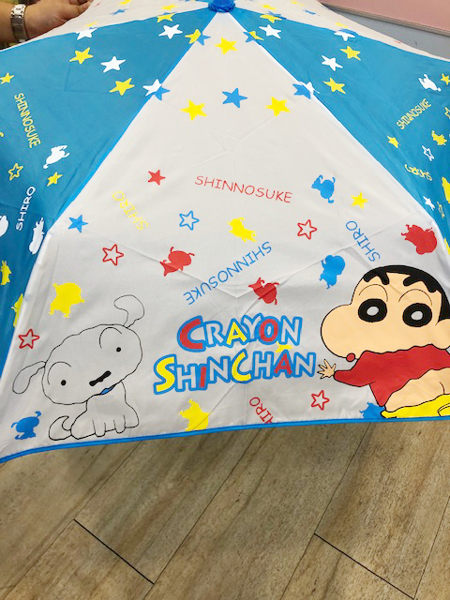 【震撼精品百貨】蠟筆小新_Crayon Shin-chan~小新摺疊傘-藍#06861