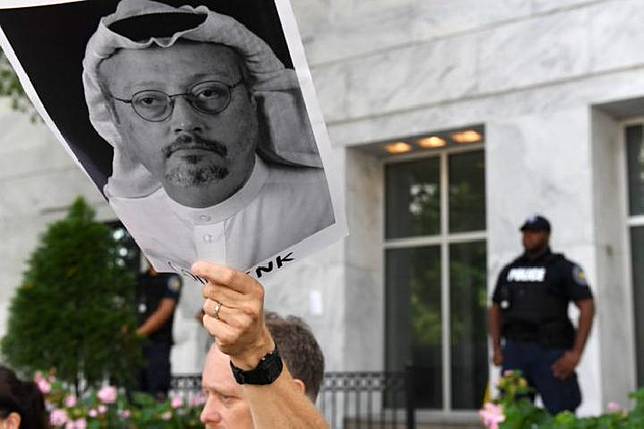 Poster Jamal Khashoggi. Sumber : gagersdaily.com