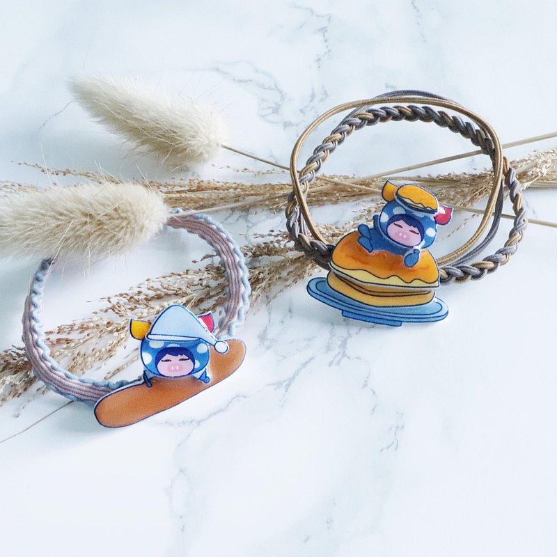 Pavis Pig 橡筋 - 訓麵包與菠蘿油