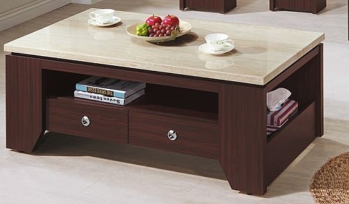 簡約茶几設計，配備基本功能，簡單好收納。