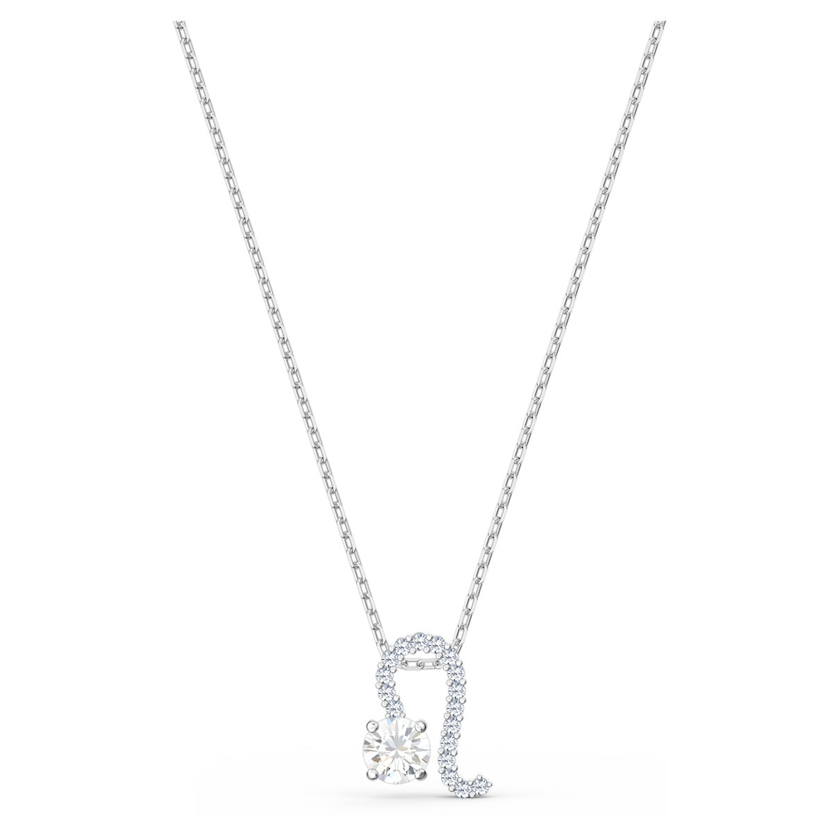 Swarovski Zodiac II 鏈墜,  獅子座, 白色, 多種金屬潤飾