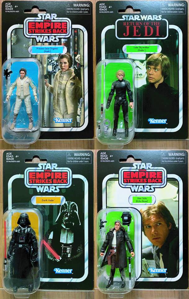 ☆勳寶玩具舖【現貨】星際大戰 Star Wars Kenner 電影韓索羅 3.75吋經典人物組 一套4入