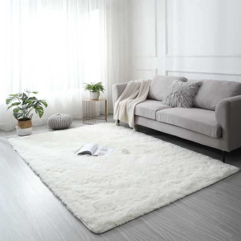 北歐風扎染地毯 長毛地毯 絨毛地墊 大地毯 床邊地毯 臥室地毯 客廳地毯 地墊 地毯 ins風 漸層床邊地毯【E075】