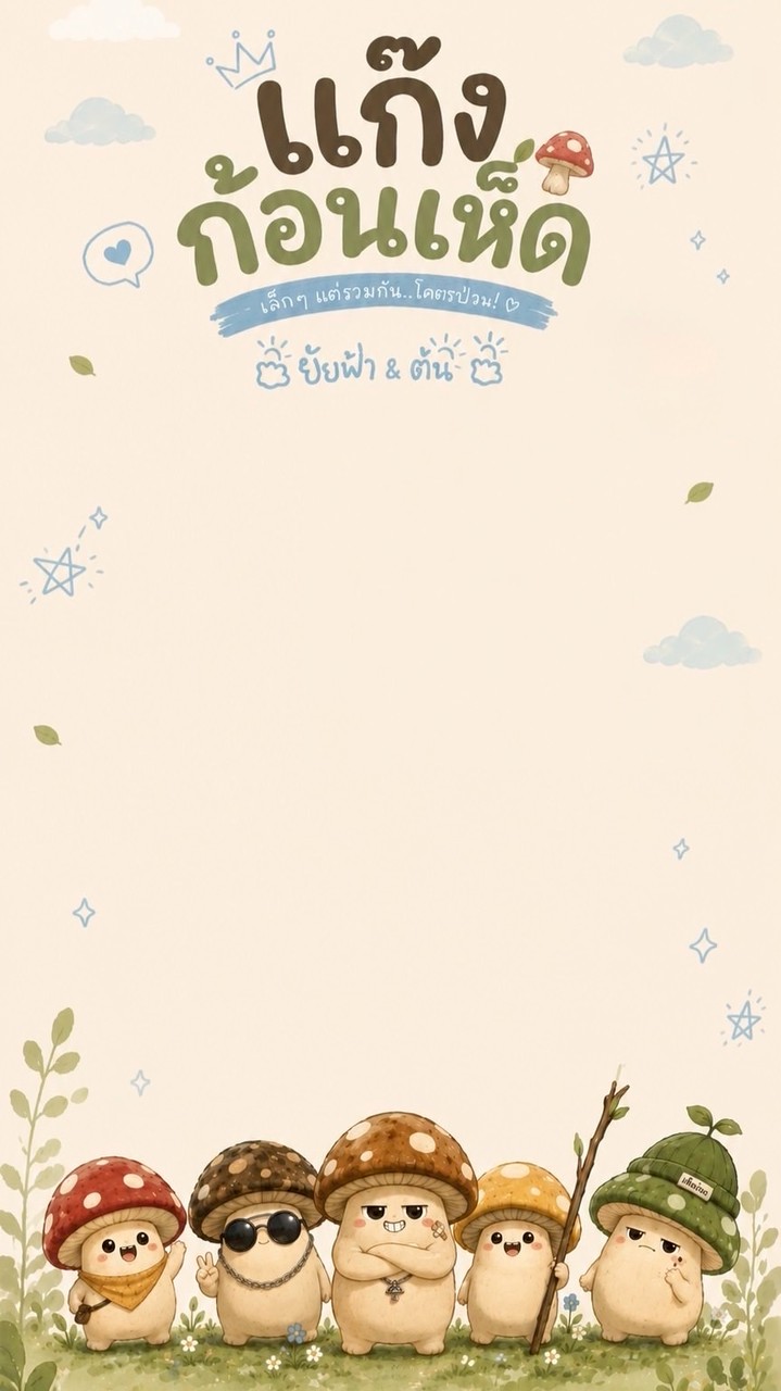 แก๊งก้อนเห็ด🍄
