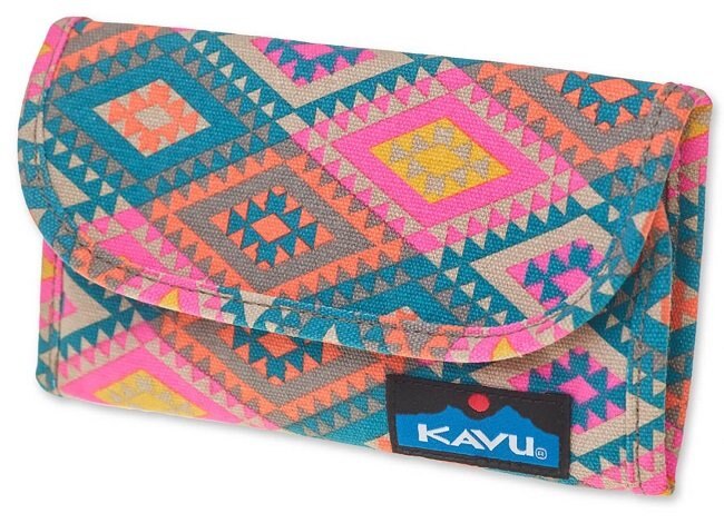 【【蘋果戶外】】KAVU 965-847 菱形地毯 Big Spender 美國潮牌 休閒錢包 皮夾 長夾 潮包 零錢包 斜背包 斜肩包