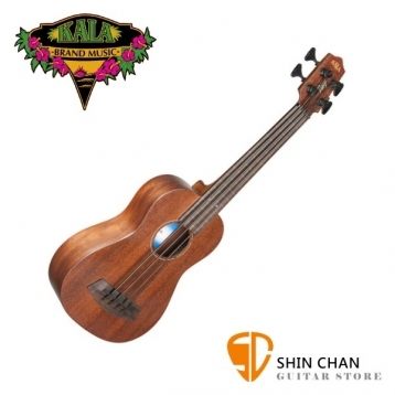 【30吋可插電低音烏克麗麗】【美國 KALA KA-UBASS-FL】【全單板桃花心木(無琴格) 附琴盒】【UBass】