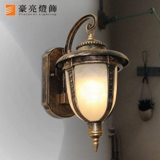 燈具燈飾【豪亮燈飾】新德州 (鋁刷金) 戶外壁燈 ~ 美術燈吊燈吸頂燈壁燈吊扇燈工業風燈泡水晶燈