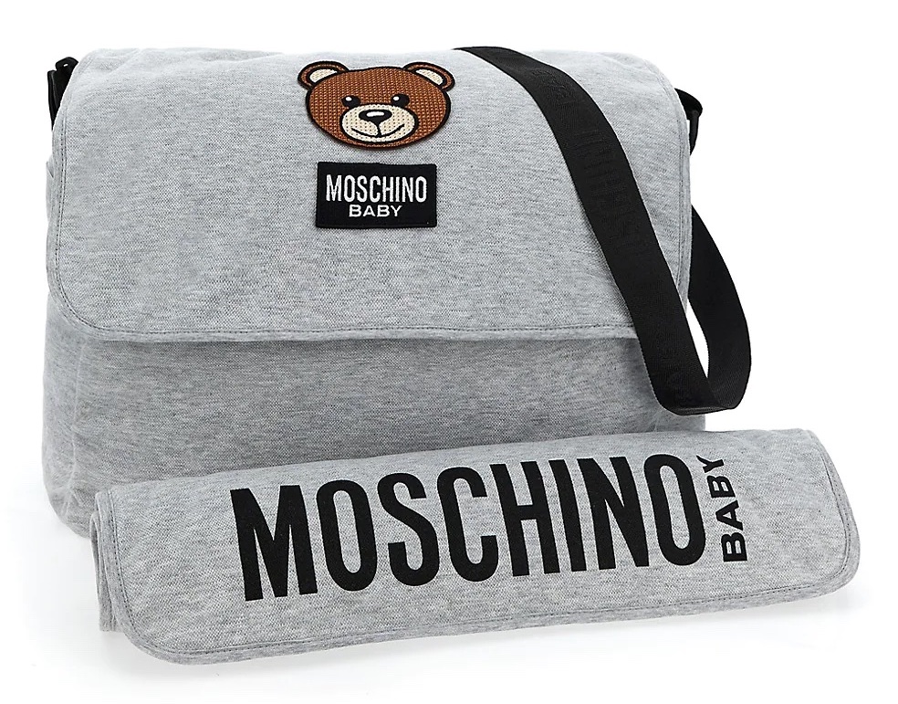 Moschino Bear Patch Diaper Bag