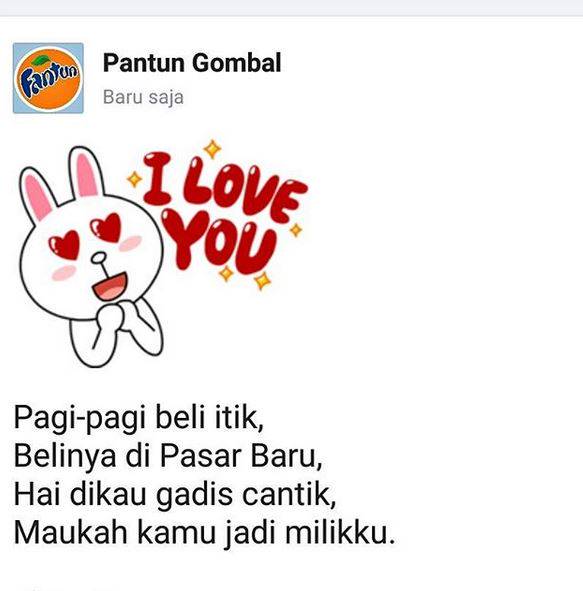 Buat Pacar Tersayang Rayuan Gombal Romantis Pantun Cinta Pantun Cinta