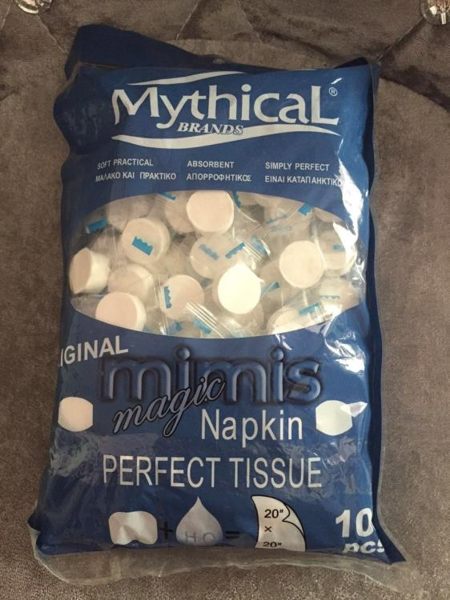 純棉一次性壓縮洗臉潔面毛巾旅行外出糖果獨立包裝100粒入 道禾生活館