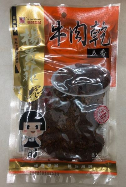 德昌五香牛肉乾70g*1包