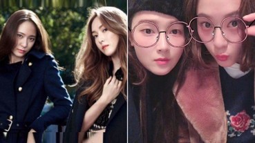 韓國最美時尚姊妹花！Krystal 披「泰迪熊大衣」與姐姐 Jessica大玩變臉APP！