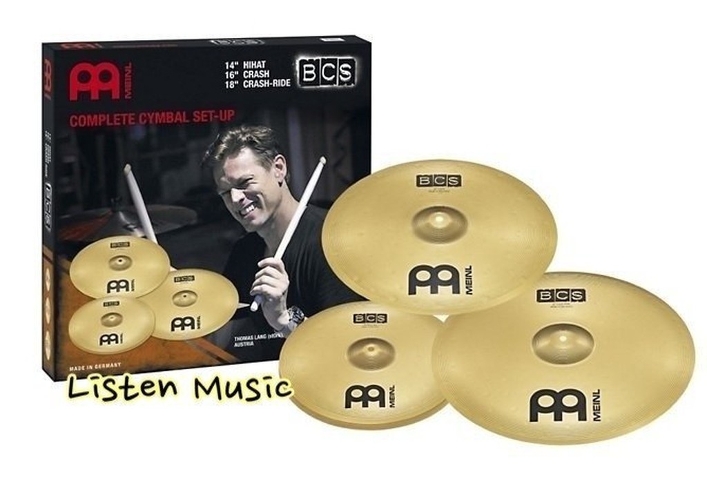 德國 MEINL BCS格德國品牌MEINL誕生於1952年，50多年來一直以優異的製作技術擴大著自己的市場與影響。它的產品獲獎無數在全世界享有很高盛譽在製作上採用了很多新的方法，例如使用FX9合金，