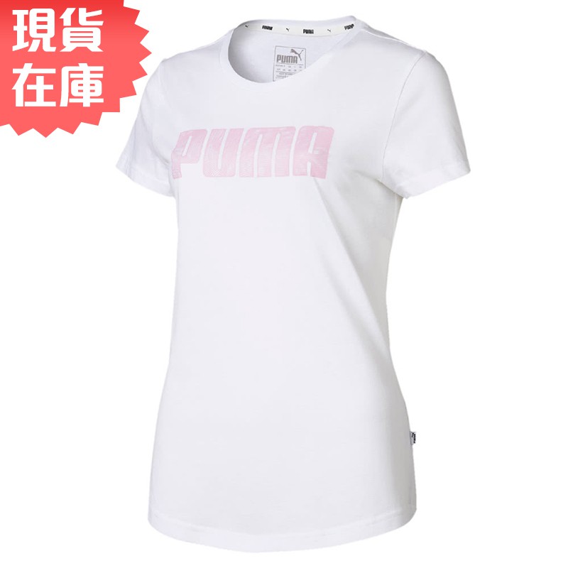 【現貨】 PUMA KA 女裝 短袖 休閒 純棉 透氣 白 亞規 【運動世界】 84404602