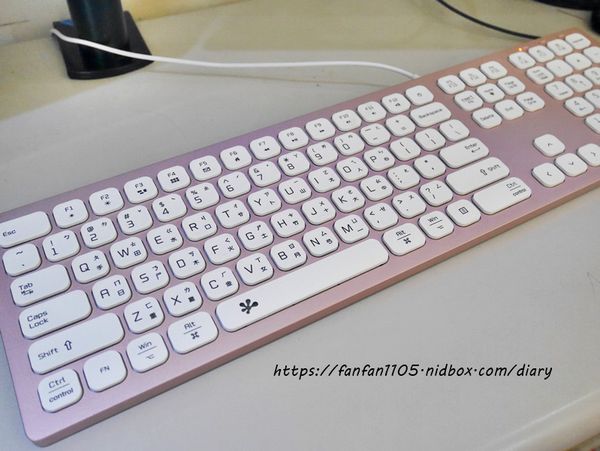 【鋁合金鍵盤推薦】B.FRiEND玫瑰粉鋁合金鍵盤 #超薄機身 #靜音無痕按鍵設計 #七彩背光 超美夢幻鍵盤 (9).JPG