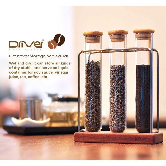 【沐湛咖啡】Driver 試管冰釀杯 三管入 HM-JS4503 咖啡用具 試管咖啡 儲豆罐 咖啡豆 花茶 展示架。人氣店家沐湛咖啡的咖啡配件區有最棒的商品。快到日本NO.1的Rakuten樂天市場的