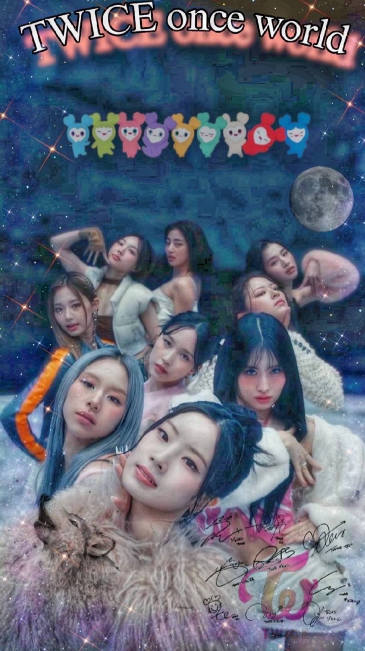 .⋆𝜗𝜚 TWICE once  world  ໒꒱· ﾟ