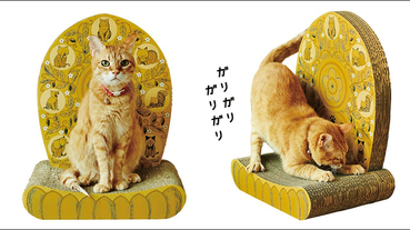 貓奴必備 ！日本雜貨品牌 Felissimo 推出「佛光貓抓板」