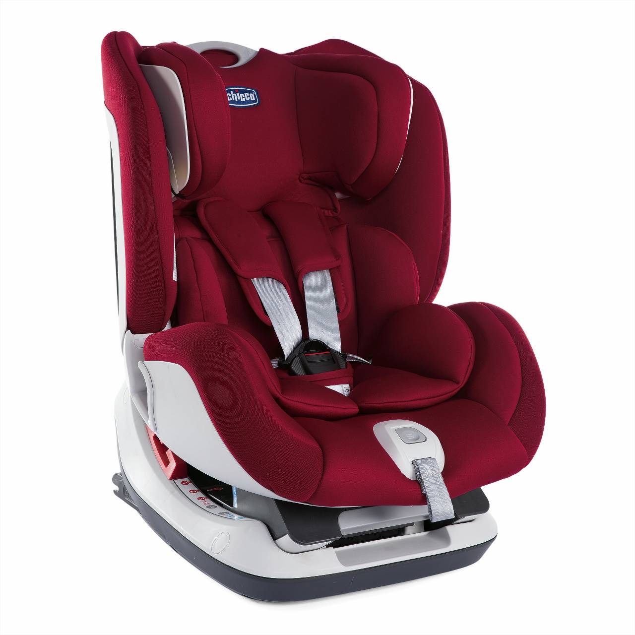 【淘氣寶寶*加贈市值2000好禮，請來電詢問】義大利 Chicco Seat Up 012 Isofix 安全汽座 熱情紅【公司貨】