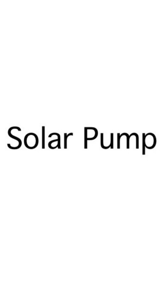 Solar Pump Khon Kean