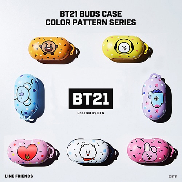 Galaxy Buds 保護殼│BT21 宇宙明星│含環扣│z9260