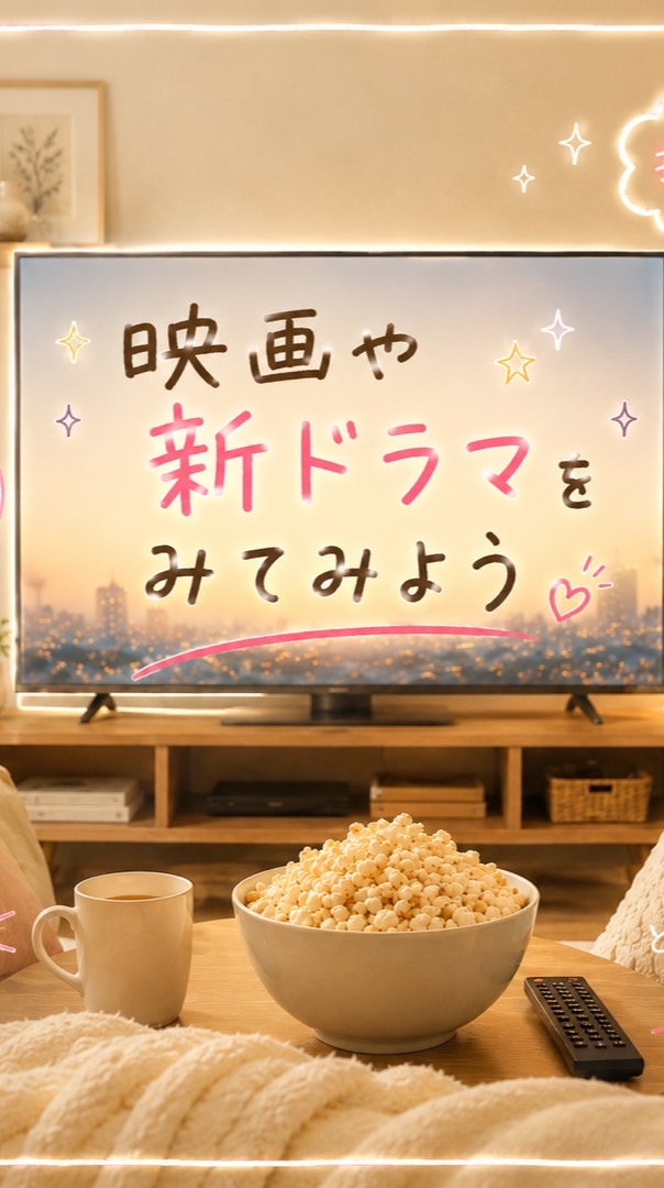 映画やドラマをみてみよう❣️
