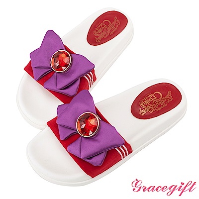 為美少女戰士們專屬打造的代表水手服色系立體大蝴蝶結+角色專屬色鑽飾釦&小兔變身器貼心採用柔軟彈性針織棉布讓你夏天穿也不悶熱