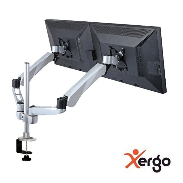 Xergo 雙螢幕彈簧臂 夾桌支撐架 EM45116 螢幕支撐架 螢幕支架 支撐架