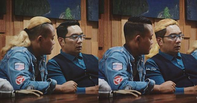 6 Foto editan gaya rambut Sule & Ridwan Kamil ini bikin ngakak