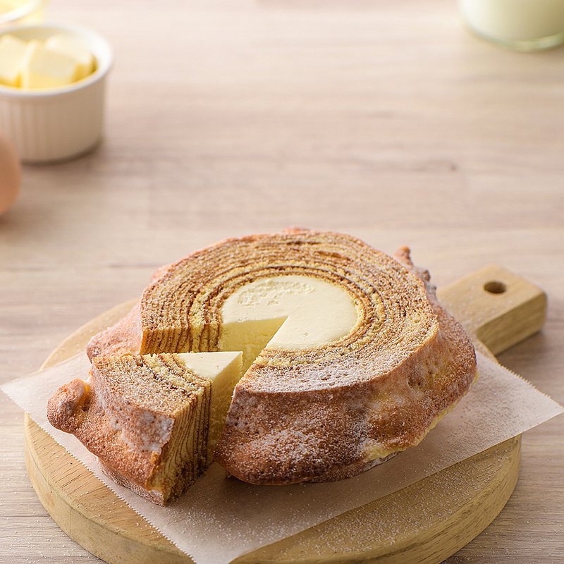 【聖誕預購】 C'est si bon幸福頌 - 雪霜熔岩乳酪年輪蛋糕