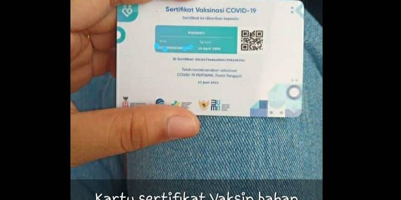 Apakah Sertifikat Vaksin Covid-19 Perlu Dicetak? | Kompas ...