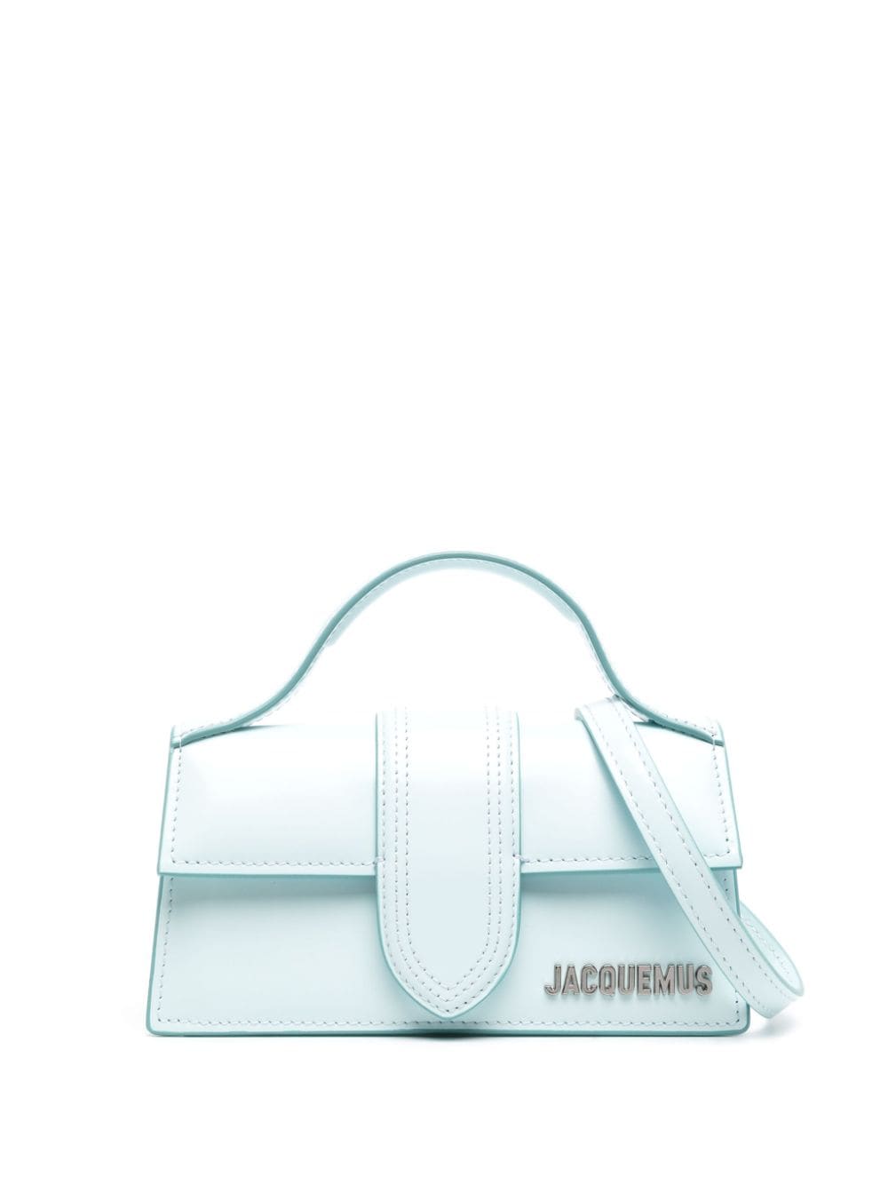 Jacquemus - Le Bambino leather mini bag - women - Cotton/Calf Leather - One Size - Blue