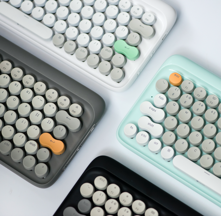 ●智能自動休眠，更節省電量●按鍵耐用度約5000萬次●鍵盤調節燈光有三檔亮度，可根據不同需要調節●復古清新，造型類似打字機，懸浮式設計，設計特別，外型美觀●體積輕巧靈活