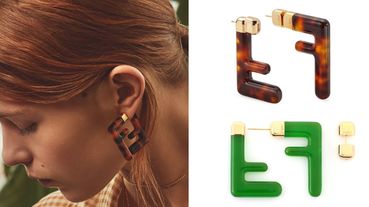 Fendi老花變成時髦耳環！一個款式兩種戴法，跟上Logo風潮的設計真的太美了！