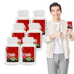 葡萄王 認證靈芝60粒*6瓶 共360粒(國家調節免疫力健康食品認證 靈芝多醣12%)