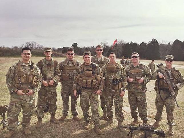Jordan Norkett tergabung dalam National Guard US Army. (Instagram)